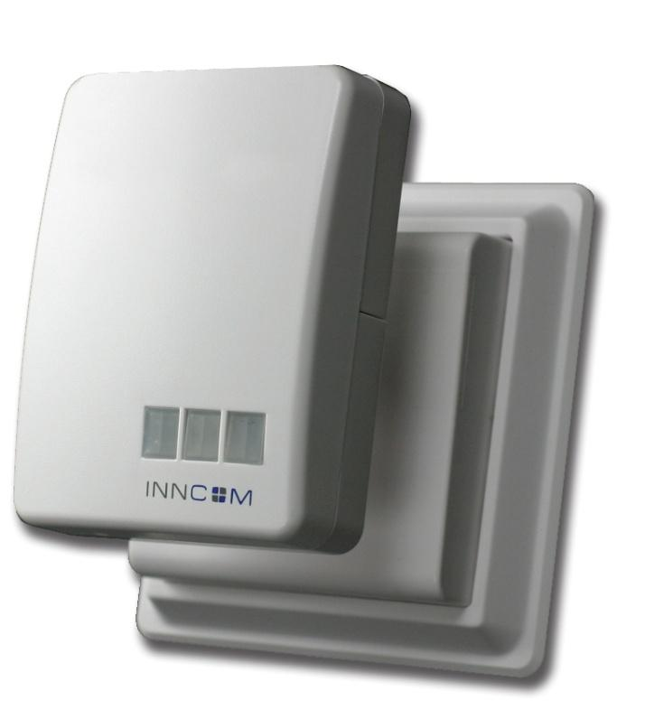 Wall mounted RF (tx / rx) Motion sensor (PIR) - BLACK