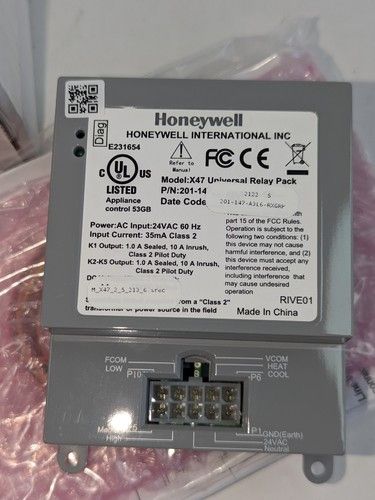 Relay Module - 5 relays low voltage 24Vac